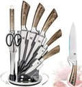 Set de Cuchillos de Cocina 8 Piezas con Base Organizadora