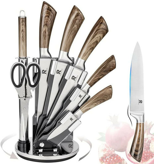 Set de Cuchillos de Cocina 8 Piezas con Base Organizadora