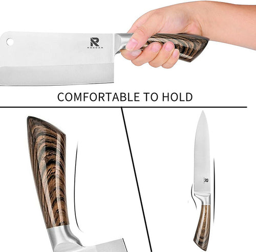 Set de Cuchillos de Cocina 8 Piezas con Base Organizadora