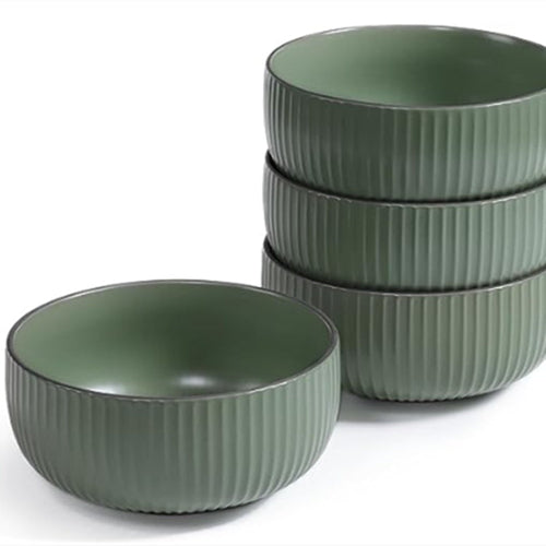 Set de 4 Tazones de Cerámica Multiusos de 46 oz