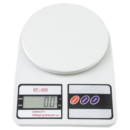 Báscula Digital de Cocina LCD 10 kg / 1 g con Baterías Incluidas