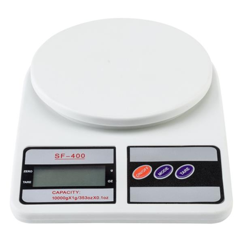 Báscula Digital de Cocina LCD 10 kg / 1 g con Baterías Incluidas
