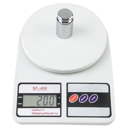Báscula Digital de Cocina LCD 10 kg / 1 g con Baterías Incluidas