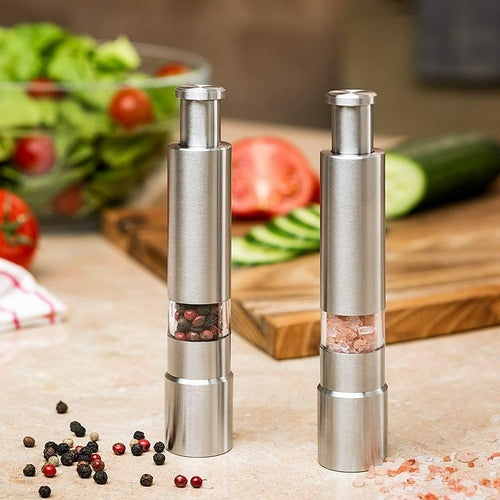 Molinillo Premium para Sal y Pimienta de Acero Inoxidable
